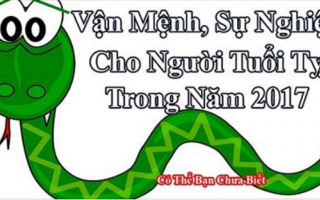 Vận mệnh người TUỔI TỴ năm 2017: Cơ hội và may mắn sẽ đến bất ngờ, nhưng cẩn thận điều này…