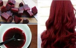 Nhuộm tóc bằng củ dền đỏ, tóc bóng đẹp lại chẳng lo phai màu