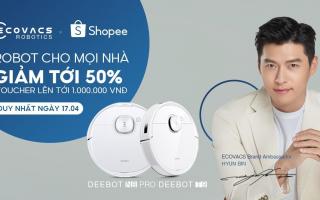 Khám phá cách làm sạch nhà thông minh cùng ECOVACS ROBOTICS và Hyun Bin trên Shopee