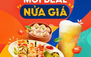 Loạt ưu đãi deal 1Đ, giảm 50%,... ăn thoải mái không lo “cạn ví” những ngày cuối tháng