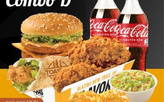 Đại tiệc cùng Texas với Yummy Combo giá chỉ từ 109.000 đồng