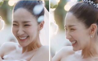 Park Min Young để lộ vùng cổ nhăn nhúm đáng báo động khi khoác váy cô dâu, khác hẳn thời đóng 'Thư ký Kim sao thế?'