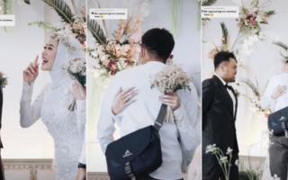 Cô dâu ôm người cũ trong đám cưới, phản ứng của chú rể mới bất ngờ