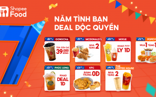 ShopeeFood tung bộ sưu tập deal “khủng”, khao hội bạn thân no nê suốt cả tuần nhân dịp kỷ niệm 7 năm tình bạn
