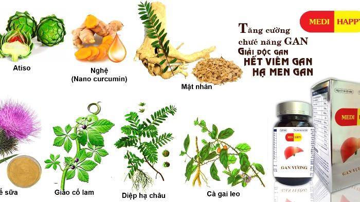 Gan Vương đứng đầu thực phẩm giải độc gan