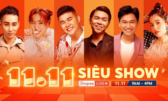 Bùng nổ cơn mưa ưu đãi tại Shopee 11.11 Siêu Show