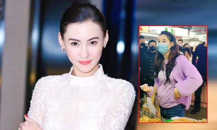 Lộ bụng to lùm lùm, Trương Bá Chi bị nghi ngờ đang mang thai lần thứ 4 khi xuất hiện tại chợ mua rau